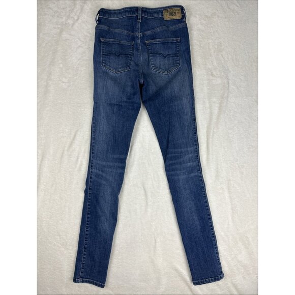 Diesel Jeans Skinzee High Women’s Size 28 X 32 Super Slim Skinny High Waist - Picture 9 of 10